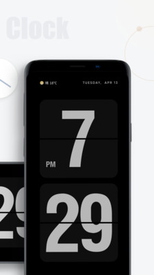 翻页时钟APP